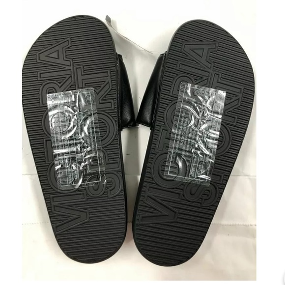 VS Single Strap Black Gold Leopard Slide S(5-6) NW - Picture 2 of 2